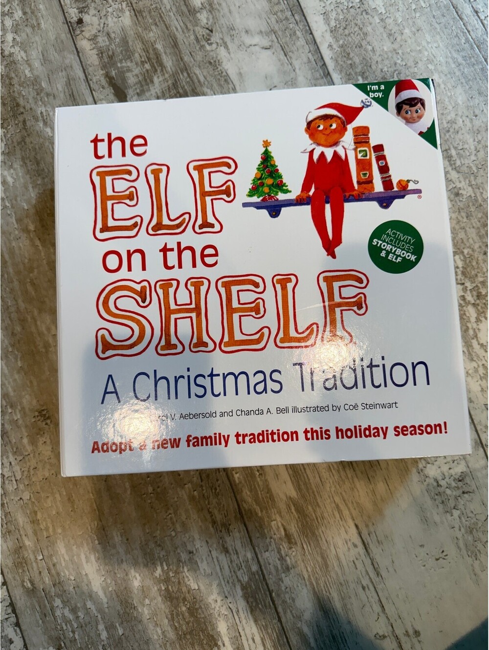 Elf on the Shelf Christmas Tradition Book Elf Doll Box Set